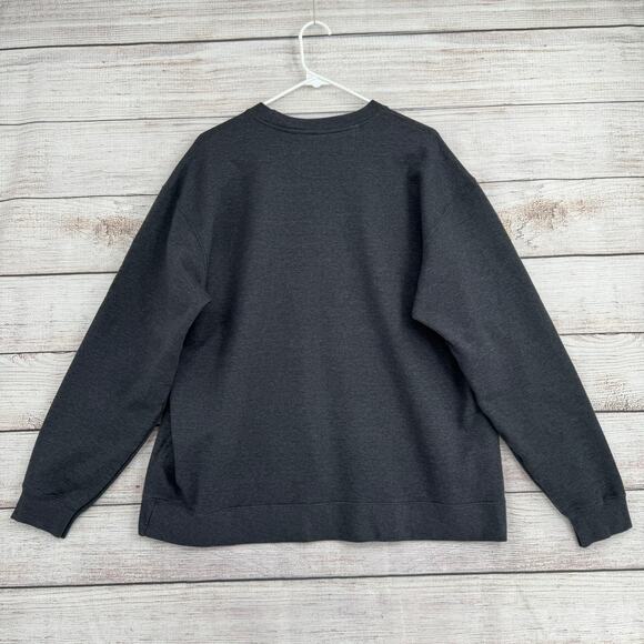 Barbie Running the Dreamhouse Crewneck Sweatshirt Womens XL Gray - Picture 2 of 8